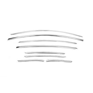 Modanature Superiori Finestrini Acciaio Inox (8 pz) foto 2