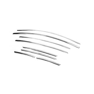 Modanature Superiori Finestrini Acciaio Inox (8 pz) foto 3