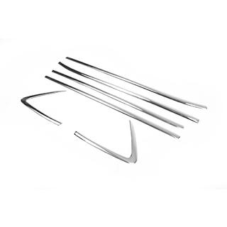 Modanature inferiori finestrini acciaio inox (6 pz) Hyundai Tucson TL 2016-2021 foto 3
