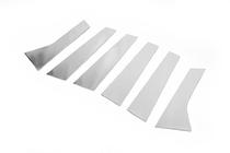 Range Rover Evoque 2012-2018 Modanature Montanti Porta in Acciaio Inox (6 pz) foto 3