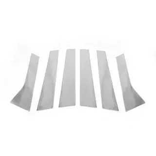 Modanature Montanti Porta in Acciaio Inox (6 pz) Range Rover Evoque 2012-2018 foto 2