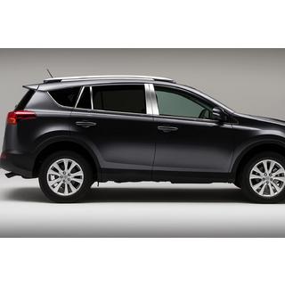 Modanature Montanti Porta in Acciaio Inox (8 pz) Toyota Rav 4 2013-2018 foto 1
