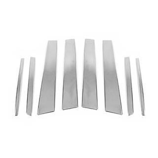 Modanature Montanti Porta in Acciaio Inox (8 pz) Toyota Rav 4 2013-2018 foto 3