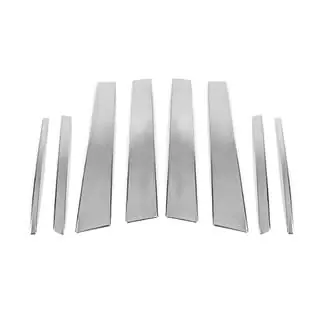 Modanature Montanti Porta in Acciaio Inox (8 pz) Toyota Rav 4 2013-2018 foto 3
