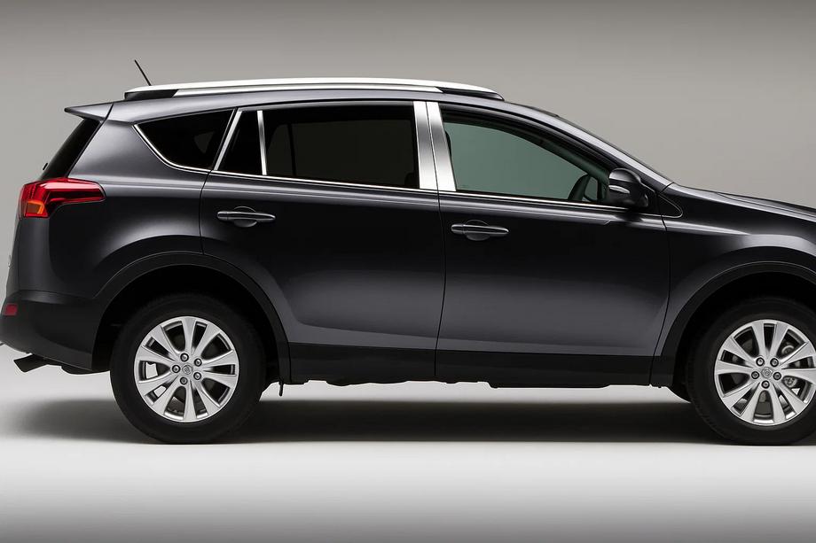 Toyota Rav 4 2013-2018 Modanature Montanti Porta in Acciaio Inox (8 pz) Image