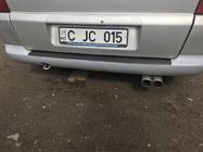 Mercedes Vito W638 1996-2003 Protezione Paraurti Posteriore DDU-Opaco (ABS) foto 6