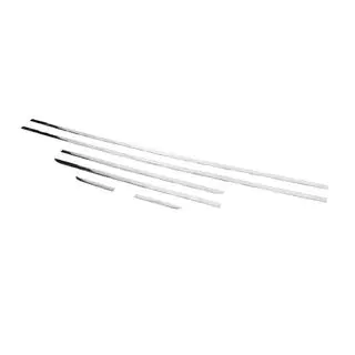 Coperture Modanature Porte in Acciaio Inox (6 pz) foto 2