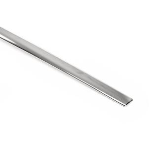 Modanatura cromata sopra la targa (acciaio inox) Mercedes C-class W204 2007-2015 foto 3