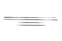 Mercedes E-class W213 2016-2023 Modanature porta cromate Tipo-1 (4 pz, acciaio inox) foto 2