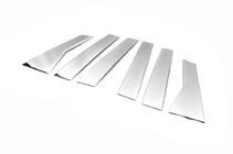 Honda CRV 2012-2016 Modanature Montanti Porta in Acciaio Inox (6 pz) foto 3
