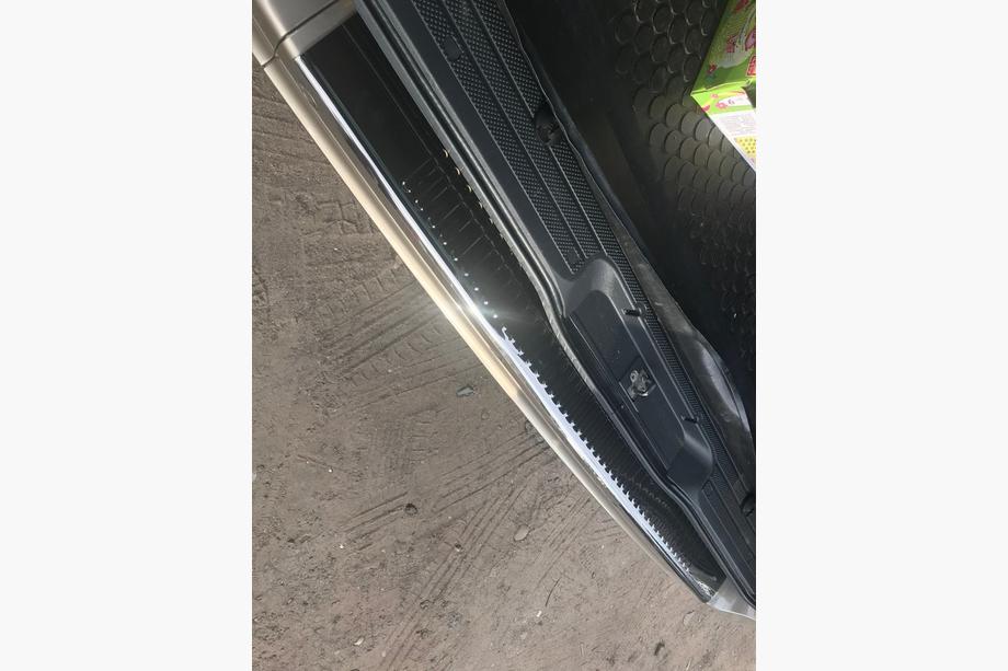 Mercedes Viano 2004-2014 Protezione Paraurti Posteriore Cromo Nero OmsaLine (Acciaio Inox) Foto 5