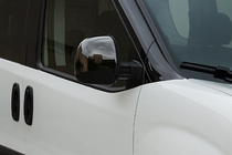 Opel Combo 2012-2018 Coperture Specchietti Cromo Nero (2 pz, plastica) foto 1
