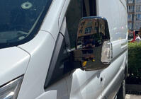 Ford Transit 2014- Cover Specchietti Cromo Nero (2 pz, plastica) foto 4