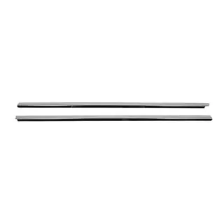 Cornici Finestrini Cromo Nero (2 pz, Acciaio Inox) foto 3