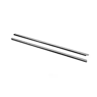 Cornici Finestrini Cromo Nero (2 pz, Acciaio Inox) foto 2
