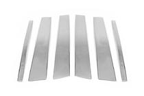 Mercedes GL class X164 2006-2012 Modanature Montanti Porta in Acciaio Inox (6 pz) foto 4