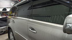 Mercedes GL class X164 2006-2012 Modanature inferiori finestrini acciaio inox (6 pz) foto 6