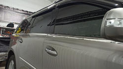 Mercedes GL class X164 2006-2012 Modanature inferiori finestrini acciaio inox (6 pz) foto 8