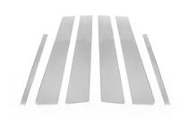 Skoda Octavia III A7 2013-2019 Modanature Montanti Porta in Acciaio Inox (6 pz) foto 3