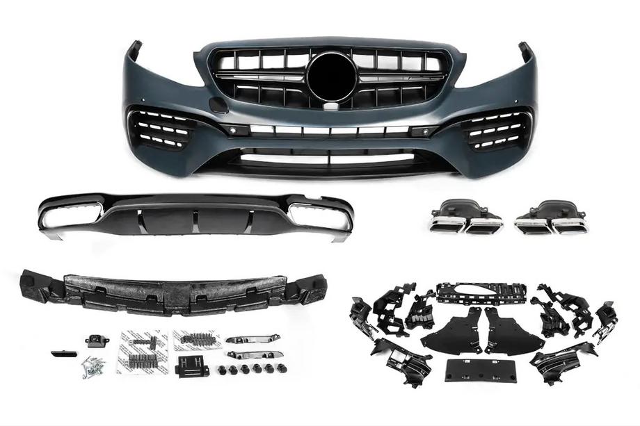 Mercedes E-class W213 2016-2023 Kit carrozzeria completo AMG E63 (per 2016-2020) Foto 2