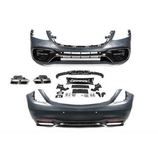 Kit estetico S63 AMG (restyling 2018) Mercedes S-сlass W222 2013-2022 foto 3