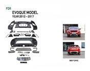 Range Rover Evoque 2012-2018 Kit Carrozzeria Tuning (BodyKit-2) foto 2