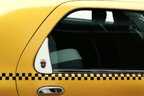Fiat Albea 2002-2012 Cornice Triangolare Finestrino Cromata (Acciaio Inox) foto 2