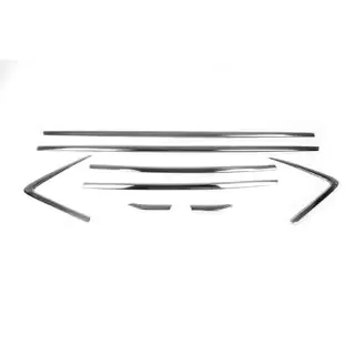 Cornici Esterne Finestrini Acciaio Inox (8 pz) foto 2