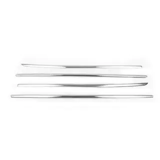 Cornici inferiori finestrini acciaio inox Jaguar X-Type 2001-2009 foto 2