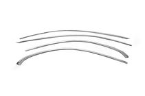 Mercedes C-class W205 2014-2021 Cornici superiori finestrini acciaio inox foto 2