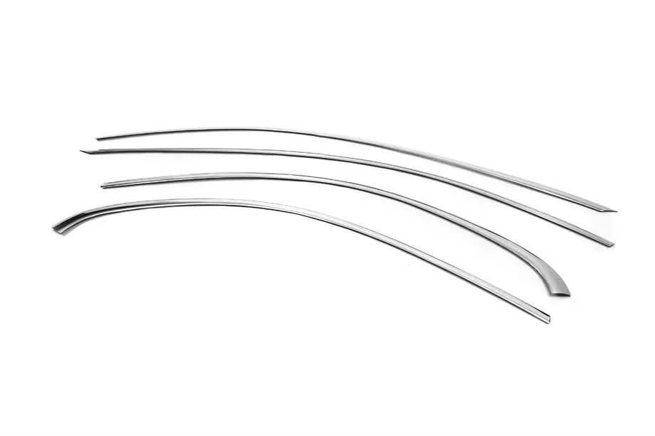 Mercedes C-class W205 2014-2021 Cornici superiori finestrini acciaio inox Foto 3