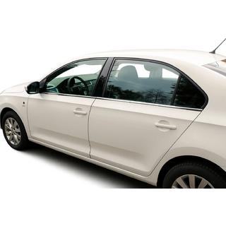 Cornici finestrini acciaio inox Seat Toledo 2012-2019 foto 1
