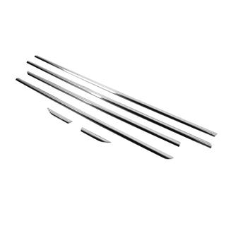 Cornici finestrini acciaio inox Seat Toledo 2012-2019 foto 3