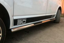 Volkswagen T6 2015-2024 Barre Laterali (2 pz, Acciaio Inox) foto 1