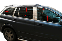 SsangYong Kyron 2005-2014 Cornice completa finestrini in acciaio inox foto 1