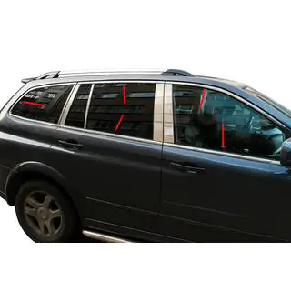 Cornice completa finestrini in acciaio inox SsangYong Kyron 2005-2014