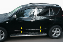 Toyota Rav 4 2006-2013 Modanature Porte Acciaio Inox foto 3