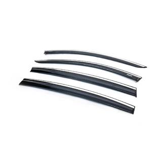 Deflettori finestrini con profilo cromato (4 pz, Niken) Dacia Sandero 2013-2020 foto 3