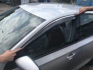 Skoda Rapid 2012-2019 Deflettori Finestrini con Modanatura Cromata SD (4 pz, Niken) foto 4