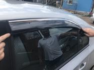 Skoda Rapid 2012-2019 Deflettori Finestrini con Modanatura Cromata SD (4 pz, Niken) foto 7