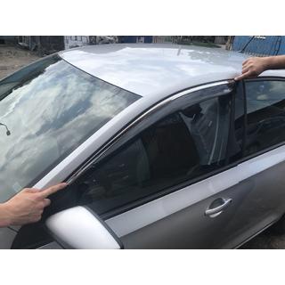 Deflettori Finestrini con Modanatura Cromata SD (4 pz, Niken) foto 4