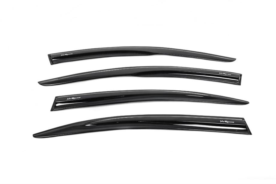Skoda Octavia II A5 2010-2013 Deflettori Finestrini LiftBack (4 pz, MyRacing) Foto 1