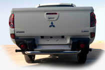 Mitsubishi L200 2006-2015 Protezione Posteriore AK007 (Acciaio Inox) foto 1