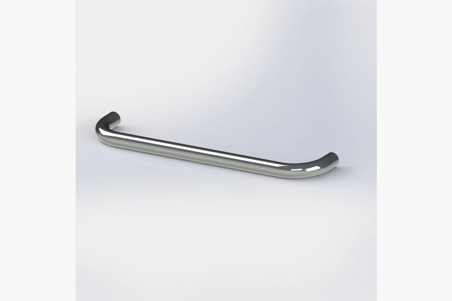 Mitsubishi L200 2006-2015 Protezione Posteriore AK007 (Acciaio Inox) Foto 2