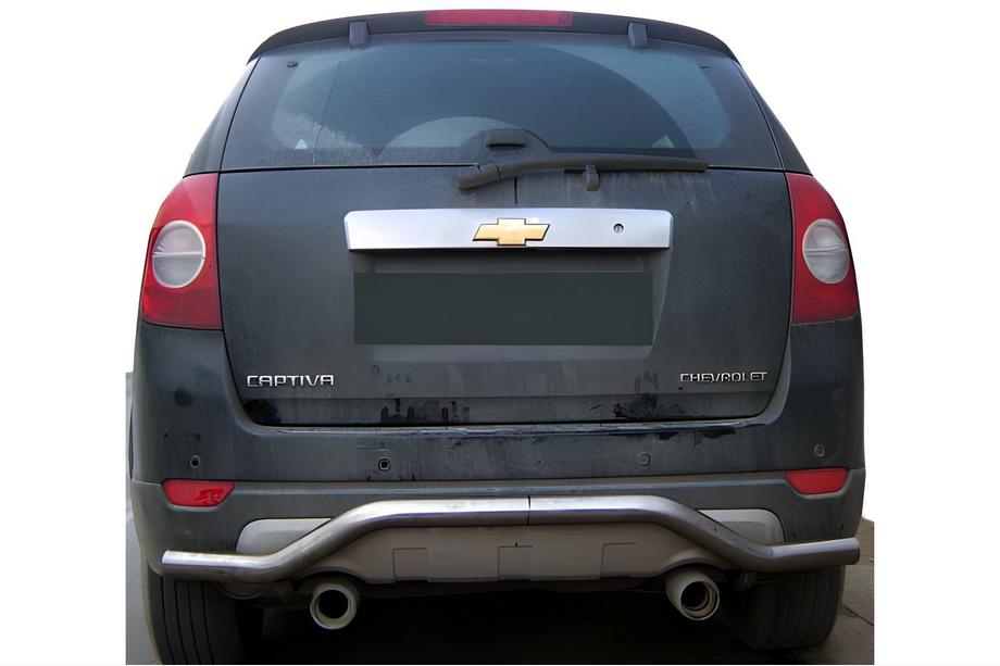 Chevrolet Captiva 2006-2019 Barra Posteriore AK008 (Acciaio Inox) Foto 1