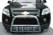 Chevrolet Captiva 2006-2019 Protezione Anteriore QT006 (Acciaio Inox) foto 1