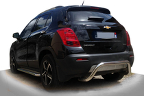 Chevrolet Trax 2012-2023 Barra Posteriore AK007 (Acciaio Inox) foto 1