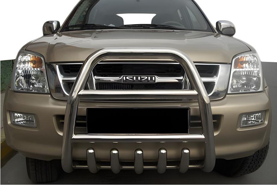 Isuzu D-Max 2011-2019 Protezione Anteriore QT007 (Acciaio Inox) Image