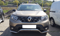 Renault Duster 2008–2017 Protezione Anteriore ST012 (Acciaio Inox) foto 1