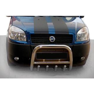 Protezione Anteriore QT006 (Acciaio Inox) Fiat Doblo I 2005-2010